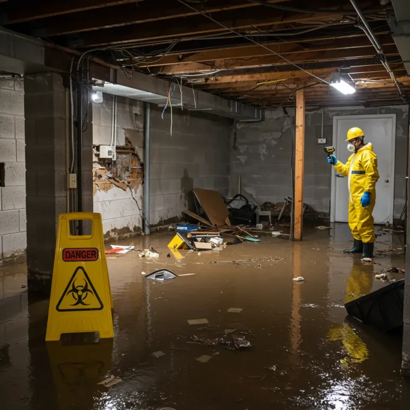 Flooded Basement Electrical Hazard in Ahuimanu, HI Property